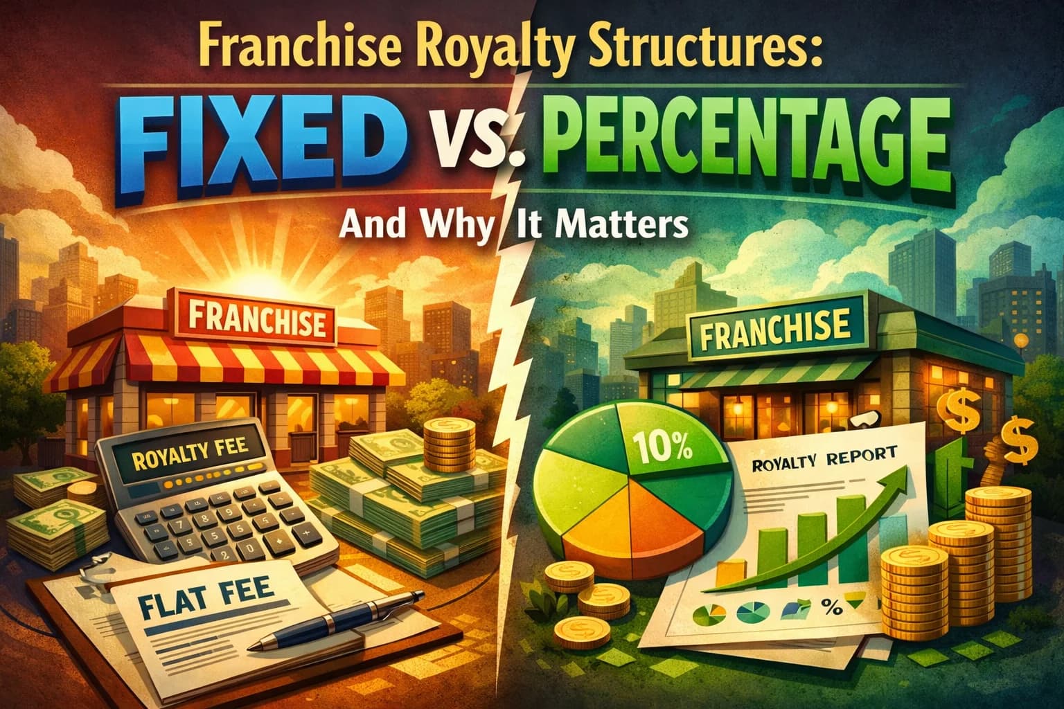 Franchise Royalty Structures: Fixed vs. Percentage and Why It Matters
